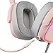 immagine 5Mars Gaming MHAX Rosa, Cuffie Multipiattaforma RGB+Mic Rimovibile, 53mm HIFI