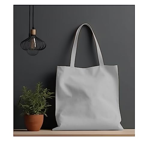 Tissaj-GOTS-Certified-100-Organic-Cotton-Shopping-Cloth-Bag-Reusable-41025-Pack-16x15-27-Handle-DIY-Gift