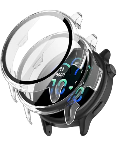 Miimall �u2������v �Ή� �K�[�~�� Vivoactive 6 �P�[�X �����K���X�t�B���� �y�� �ϏՌ� ���h�~ PC+�����K���X�t ��̌^ �����x �����ߗ� ���˒ጸ �w��h�~ �ϋv�� Garmin Vivoactive 6 �݊��� �N���A�{�N��