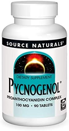 Source Naturals Pycnogenol 100 mg Proanthocyanidin Complex - 90 Tablets