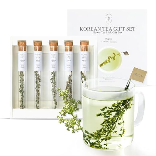 Image of KKOKDAM Premium Flower Tea Stick Collection (Single Mugwort (5 Sticks))