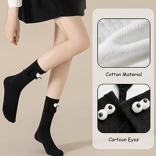 Magnetic Holding Socks - 2 Pairs Cute 3D Doll Design for All - Image 4