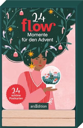 24 Flow-Momente für den Advent: 24 schöne Postkarten