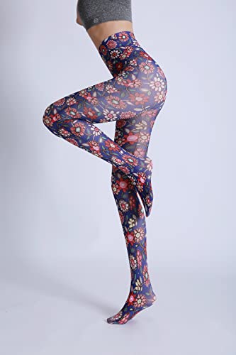 Image of Sahabowi Women Tights, Sheer High Waist Pantyhose, Vintage Control Top Stockings, Siwa 4