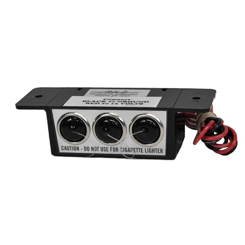 Prise de courant triple pour véhicule 12 V idéale pour le camping et road-trip