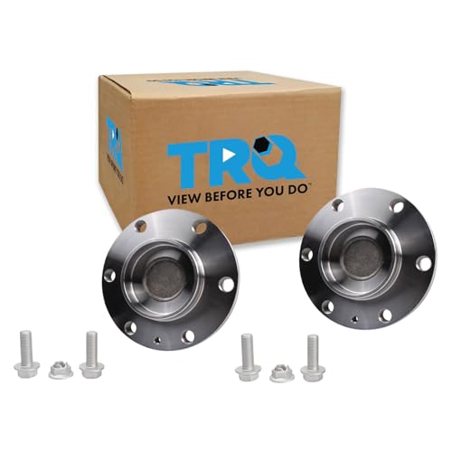 Image of TRQ Front Left and Right Wheel Bearing and Hub Assembly Set 2 Piece Compatible with 10-14 Mercedes-Benz Sprinter 2500 15-18 Sprinter 2500 Rear Wheel Drive with Light Duty Suspension