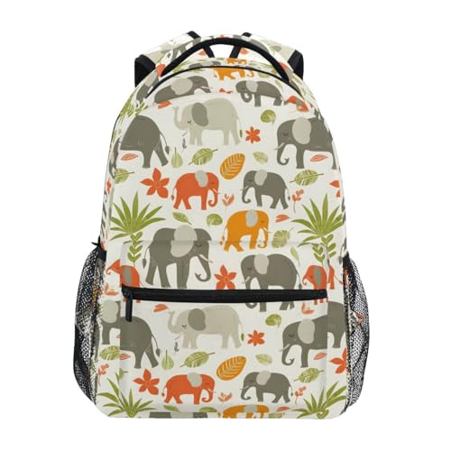 Sac à dos dessin animé avec éléphants pour la rentrée scolaire