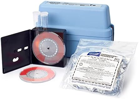 Hach Iron Color Disc Test Kit, Model IR-18B, 0.2-7 mg/L, 146401
