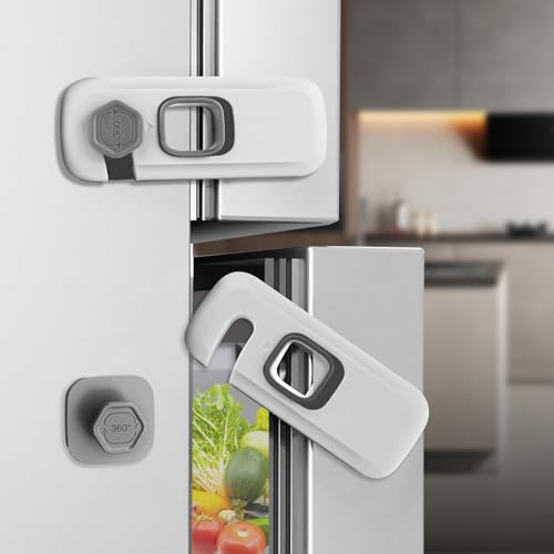 Kühlschrankschloss 6 Stück Kindersicherung Kinder mit starkem Halt...