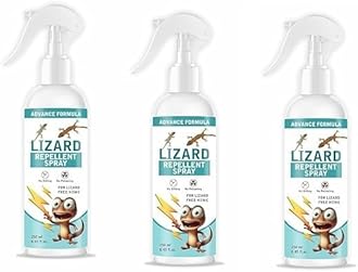 Lizard Repellent for Home Spray Pest Control | Made With Plants Oil, Irritant-Free, Chemical-Free | Baby Skin Safe Plant Safe (250 ML) (3)