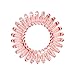 SpiraBobble Fasce per capelli da donna, set da 3 pezzi, per capelli resistenti, per coda di cavallo e rin a spirale (cremisi corrosi)