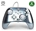 Power A - Mando con cable, salida de audio y botones programables, Metallic Ice para Xbox One, Xbox serie X y Windows 10 (Xbox One)