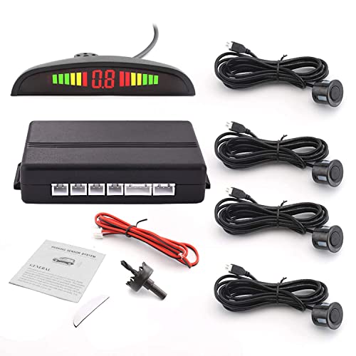 Pivalo PVRPSFC Car Reverse 4 Parking Sensor System Reverse Backup...