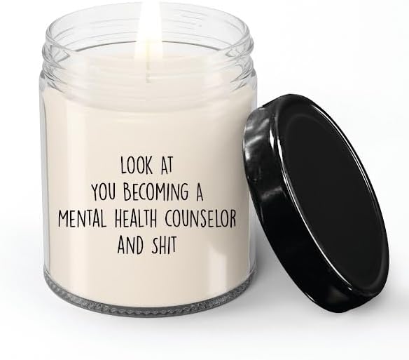 Mental Health Counselor Candle, Mental Health Counselor Gifts, Gift for Mental Health Counselor, Mental Health Counselor Lovers, Birthday Christmas