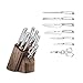 Cangshan N1 Series 1022612 German Steel Forged 8-Piece Knife Block Set, Walnut