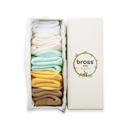 Baby Viscose Bamboo Non-slip Crew Socks 5 Packs of Box Newborn Gift Box4