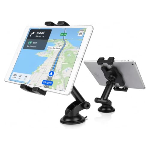Linkstyle Car Tablet Holder Dashboard Windshield Mount for 5.511 Sat Nav