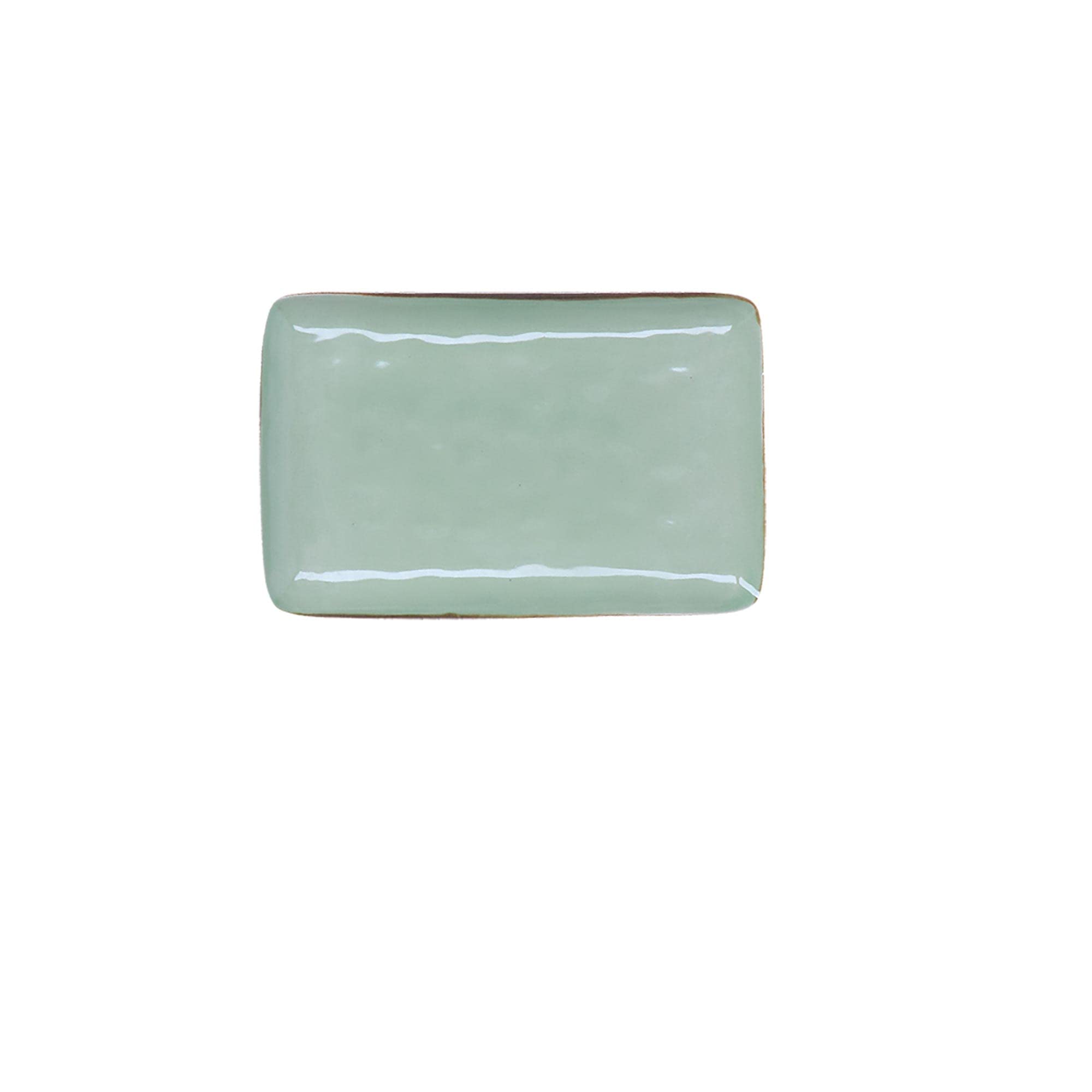 Rose & TULIPANI - Rectangular Tray 20x13 cm Concerto Green Tea