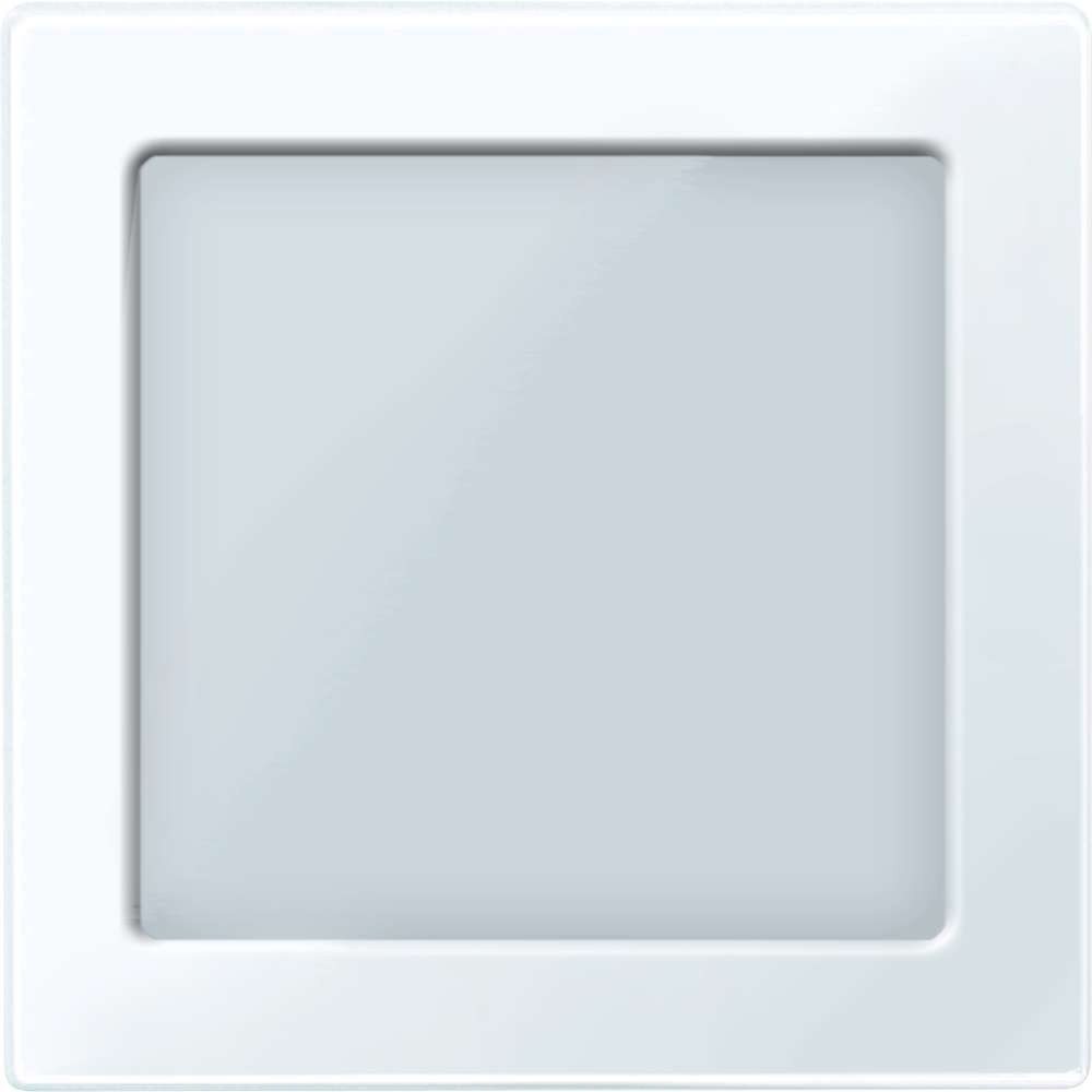 Plaque centrale avec fenêtre Merten 587425 System M blanc brillant