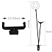 LED Selfie Ring Light with Stand & Phone Holder - Clip-on Desk Ring Light for Video Live Stream,3 Light Modes - White,Warm,Yellow