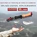 Imagen de BISINNA Bastones Trekking Carbono Plegables 35cm & Ultralligeros 234g I Empuñadura Corcho Natural I Kit Completo Montaña