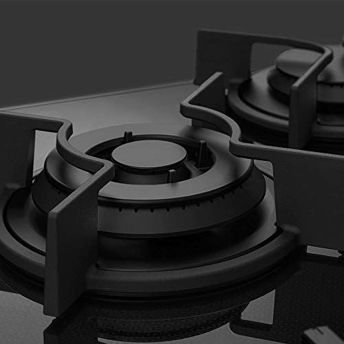 Cooktop à gás GV75P 5 bocas preto com mesa de vidro