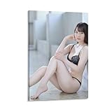 鈴村あいり Airi Suzumura ポスター 壁掛けキャンバスアート｜モダンアート 寝室・リビング・学生寮用｜フレームあり・なし選択可能,あらゆる場所にフィットする複数のサイズをご用意.