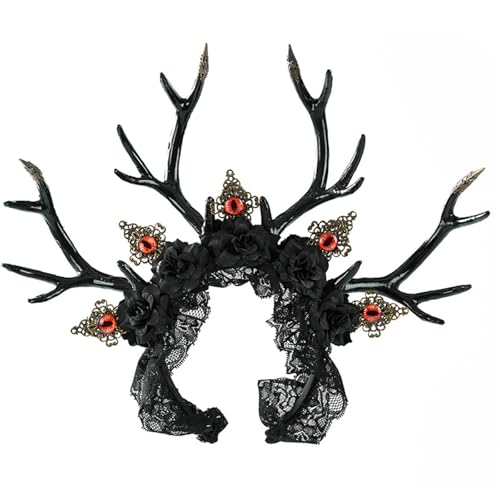 Serre-tête de cerf en résine pour réussir son costume de cosplay punk