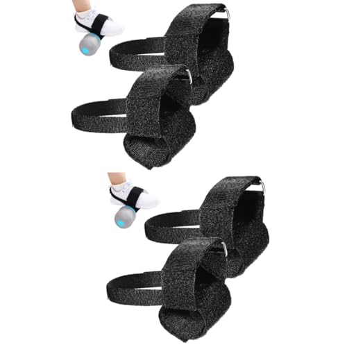 Sosoport 2 Pairs Leg Workout Ankle Straps Dumbbell Attachment for Feet Adjustable Ankle Weights Leg Curl Attachment Fitness Straps