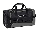 Seitenfach Erima Sporttasche grau/schwarz Gr. M