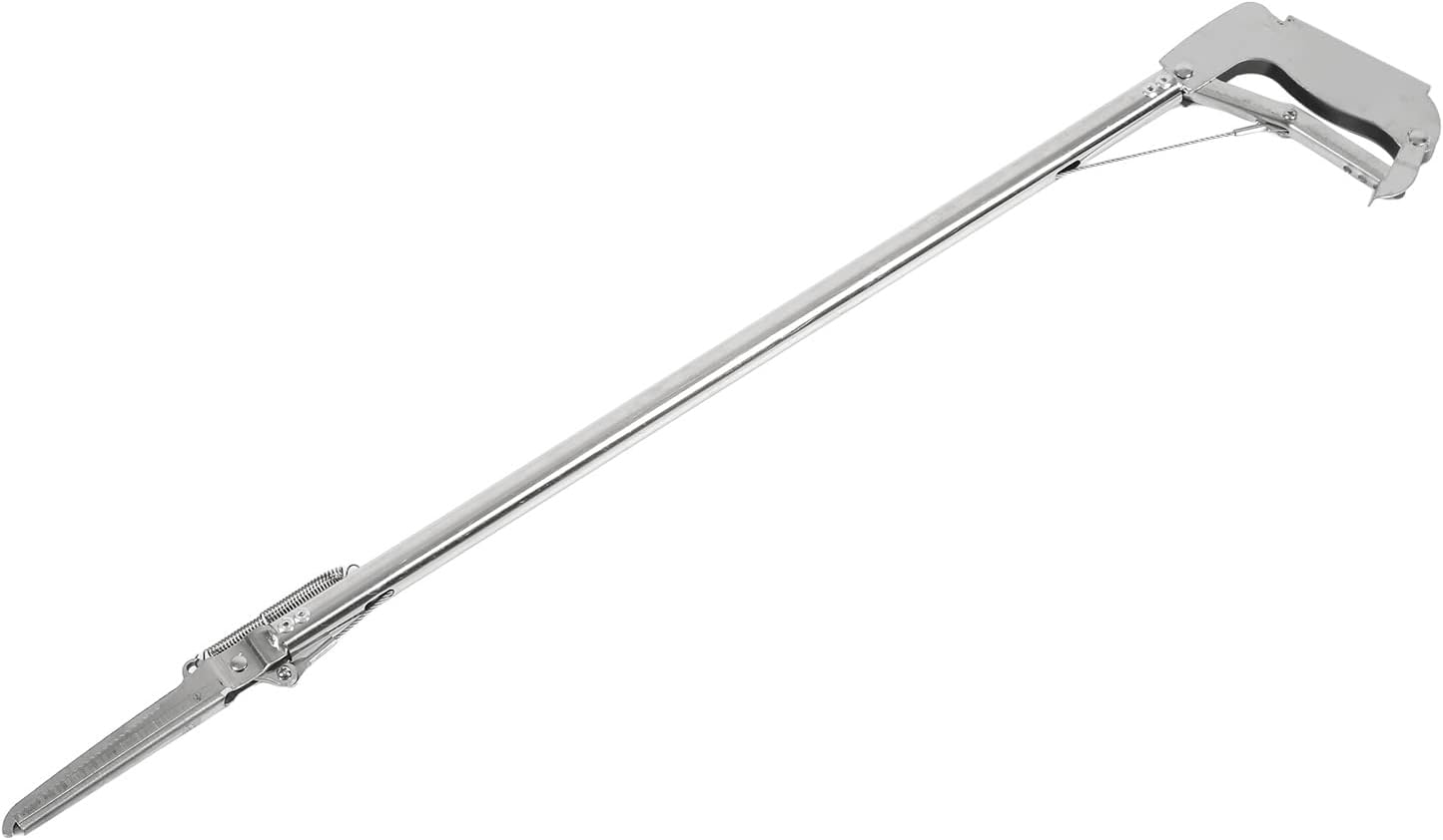 Stainless Steel Crab Tongs, 30 Inch Portable Multifunctional Long Fish Tongs with Detachable Foldable Design, for Crab Seafood Octopus Eel Charcoal (Straight)