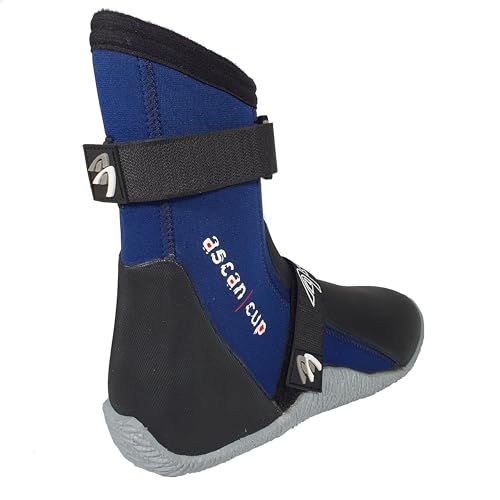Ascan Unisex Neoprenstiefel CUP Sail 43/44 EU Navyblau Schwarz Weiß
