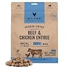 Vital Essentials Freeze Dried Cat Food, Raw Beef & Chicken Soft Nibs | Complete Meal or Topper | 99% Beef, Chicken, Organs & Bone | High Protein, Grain Free Dry Cat Food | 12 oz Bag