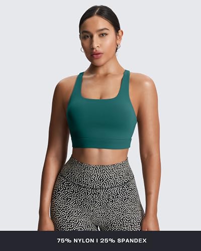 Image of Aoxjox Women's Workout Sports Bras High Impact Fitness Training Gym Khloe Bra Yoga Crop Tank