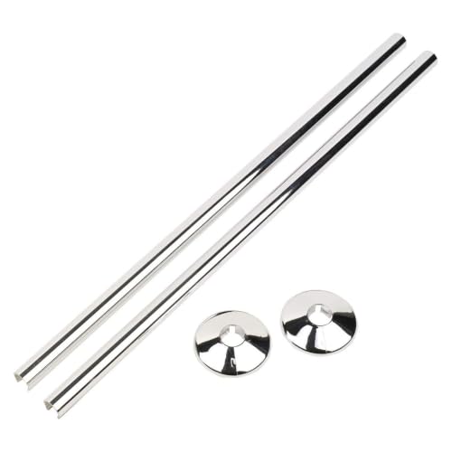 Image of Companyblue Talon Snappit Towel Rail Pipe Covers & Collars | Chrome 200mm