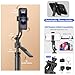 Auto Face Tracking Tripod for iPhone with Light 63” Selfie Stick Tripod Stand Follows Your Movement 360° Phone Camera Tripod with Wireless Remote for Content Creator Vlog Live Stream Video Recording