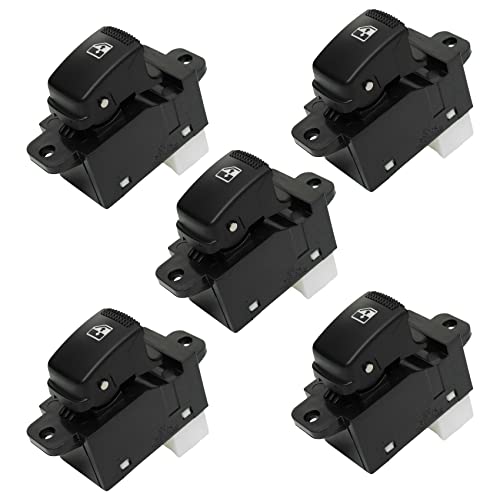 Interrupteur de vitre électrique côté passager 93580-3D000 pour voiture - Pack de 5