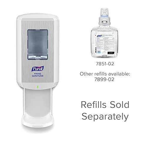 Image of PURELL CS8 Automatic Hand Sanitizer Dispenser, White, for PURELL CS8 1200 mL Hand Sanitizer Refills (Pack of 1) - 7820-01