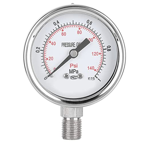 Manomètre radial Y60bf en acier inoxydable conçu pour résister aux environnements industriels