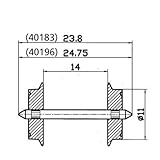 Roco 40196 H0 Radsatz AC 2St. Roco 40196 H0 Radsatz AC 2St