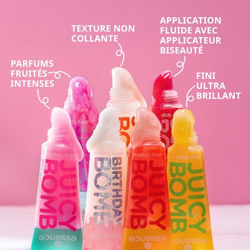Essence - Gloss à Lèvres Juicy Bomb Shiny Lipgloss - 102 Witty Watermelon