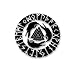 Corbeaux odins viking écussons runes -wandschmuck sticker mural motif voiture noir 45 cm x 46 cm)#5851