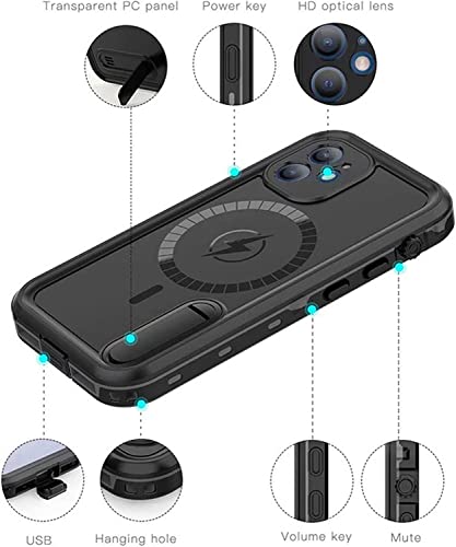 Coque iPhone 12 Pro Max noire antichoc et étanche - 7