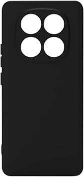Xiaomi Redmi Note 14 Pro 5G  le Uyumlu K l f Kamera Korumal  Silikon Ruber Arka Kapak Siyah
