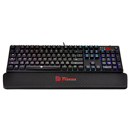 Tt eSPORTS Battle Dragon Ergonomic Gaming Keyboard Wrist Pad/Restfull Size Memory Foam (EA-TTE-WRTBLK-03)