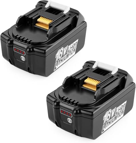 Batteria Makita 18V 5.5Ah Doppia Con Indicatore - Sostituzione Per BL1850, BL1860B - Foto 11