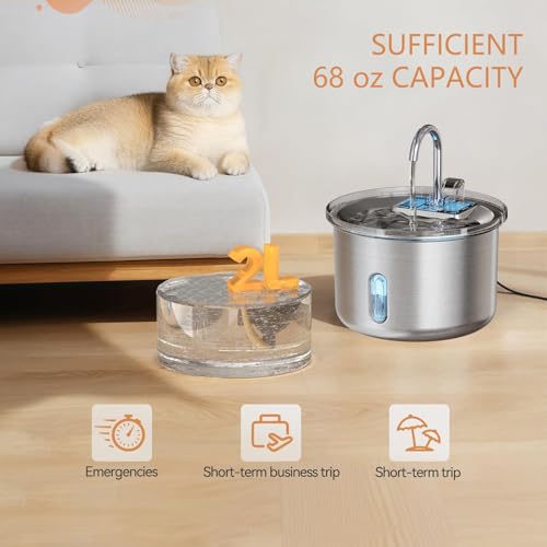 Fuente automática para perros y gatos capacidad grande miniatura 2