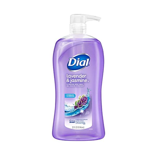 Dial-Body-Wash-Lavender-Jasmine-32-Fluid-Ounces-Pack-May-Vary Dial Body Wash, Calm & Soothe Lavender & Jasmine Scent, 32 fl oz