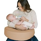 Dr. Brown's Nursing Pillow with Washable Cover, Breastfeeding Lap Support Pillow, Premium Memory Foam, Firm and Responsive, Gentle Beige