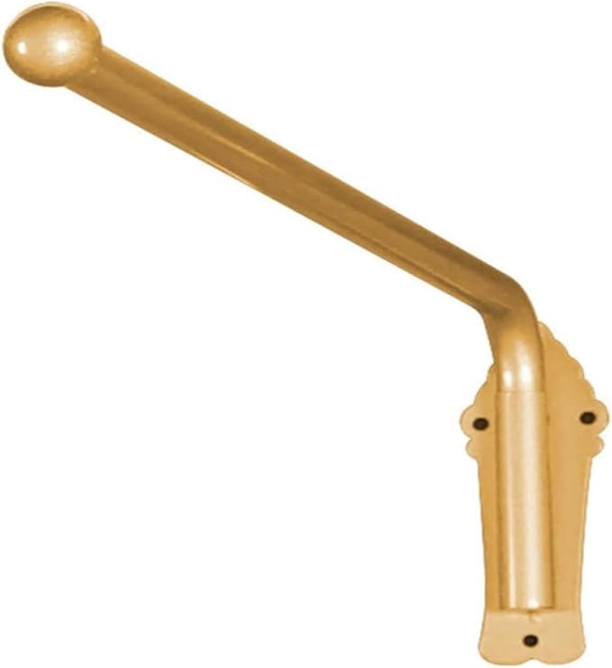 BEGRO Heavy Duty Swing Arm Curtain Rods, Portiere Rod for Side Panels